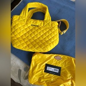 EUC MZ Wallace sunflower Mini Metro Tote Deluxe.